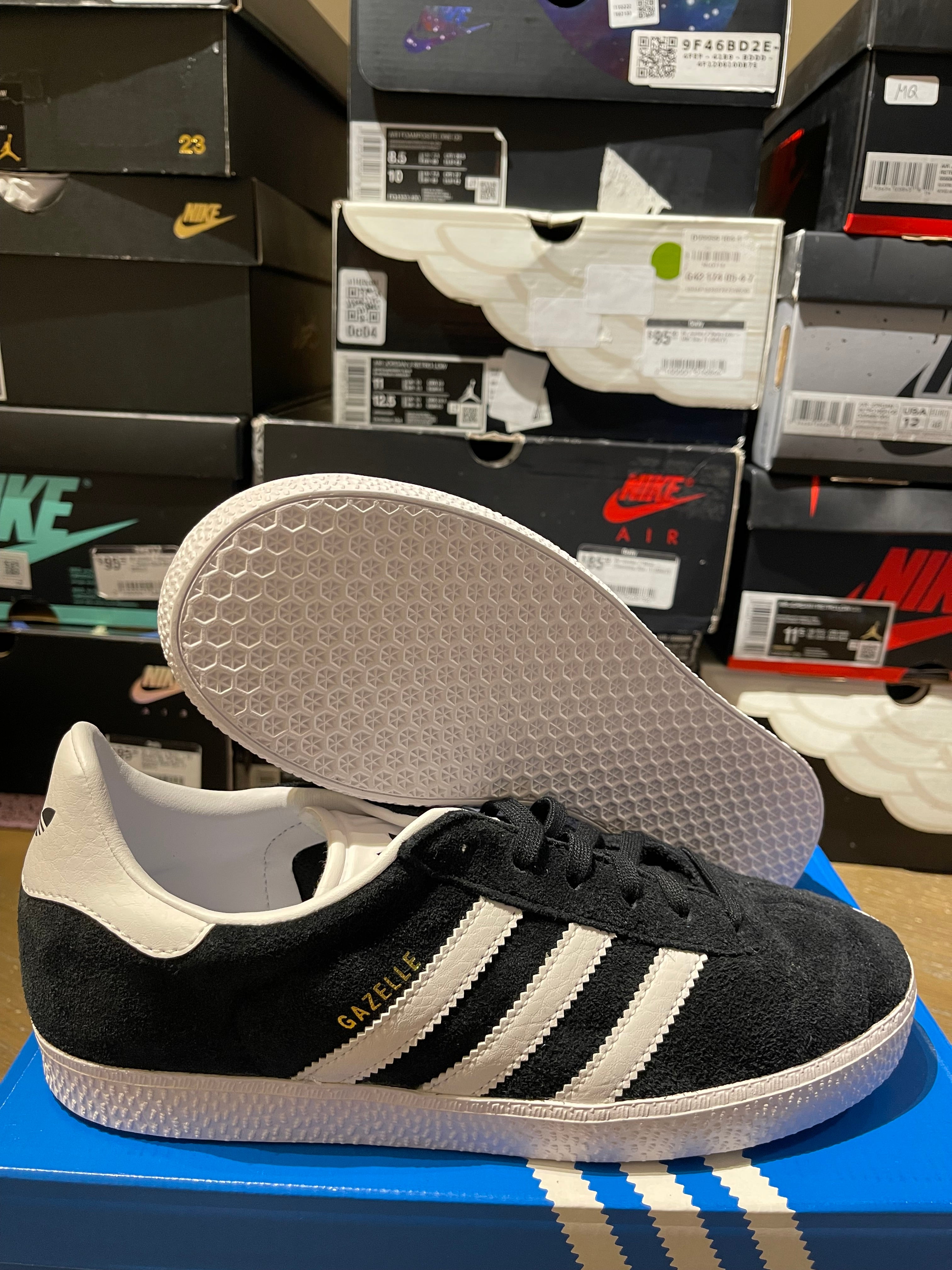 Adidas Gazelle Black size 6.5 kids